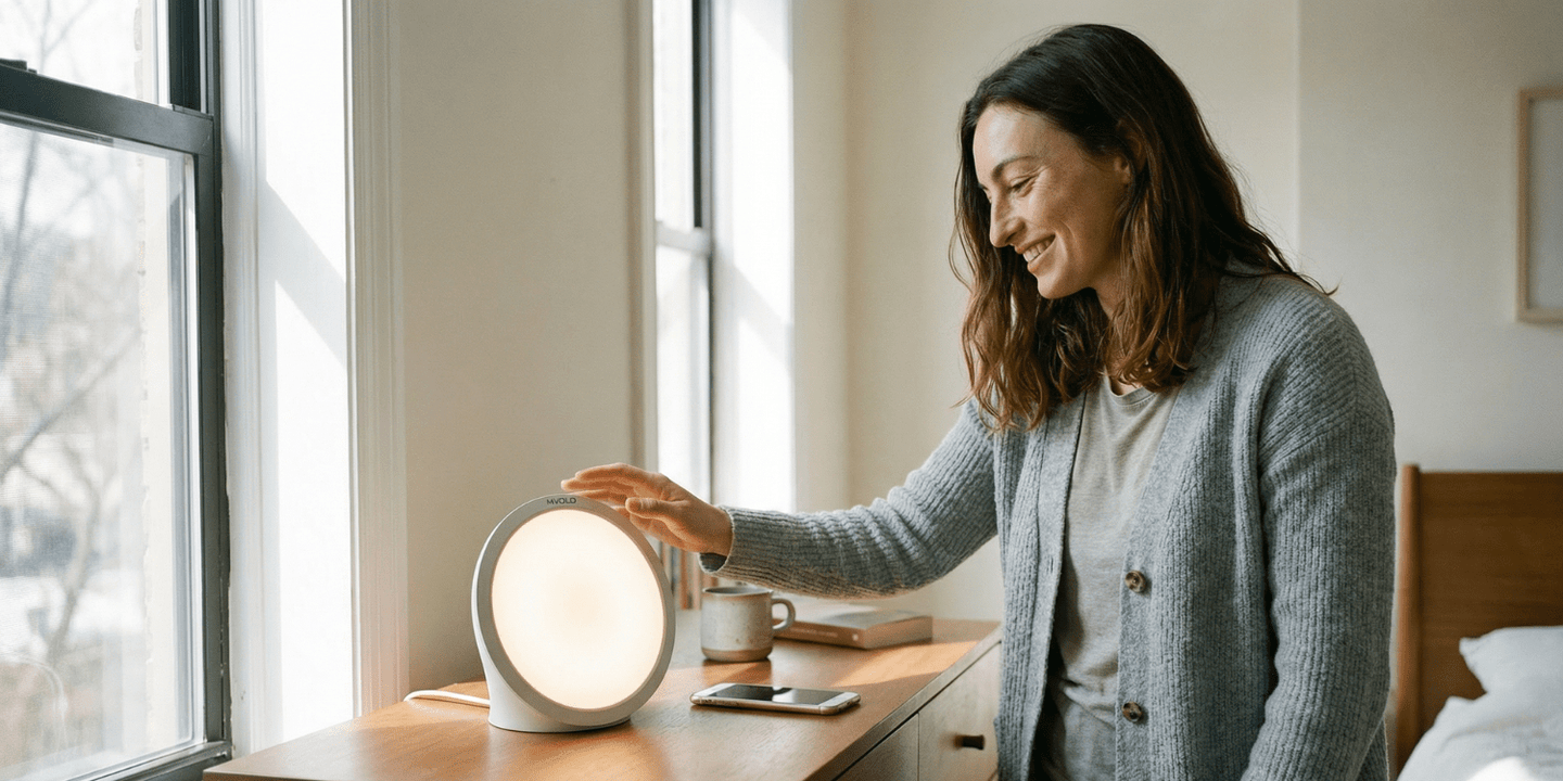 Circadiaans Ritme Lichttherapielamp: Hoe de Mvolo Lucent Series de Dagelijkse Energie en Mentale Helderheid Ondersteunt - Mvolo