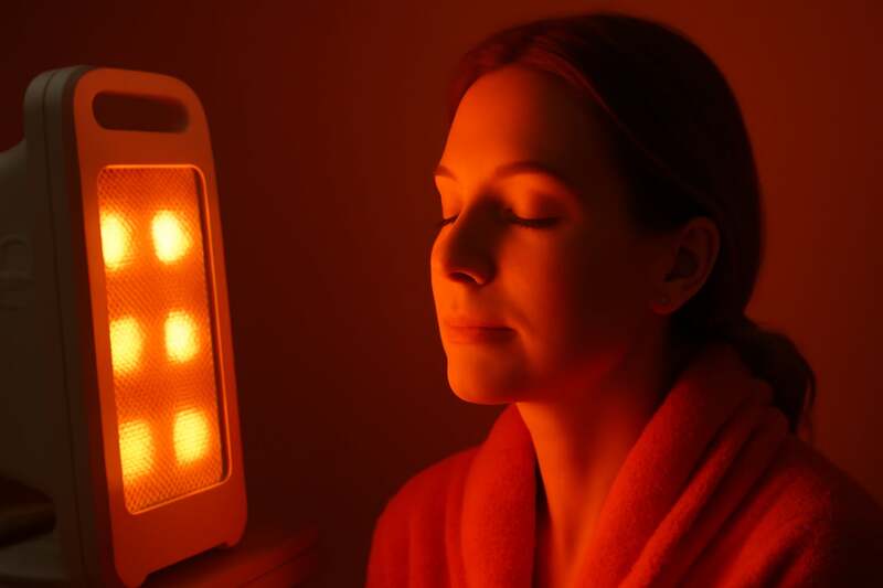 Infraroodlamp voor het Gezicht : Verminder Rimpels en Stress - Mvolo