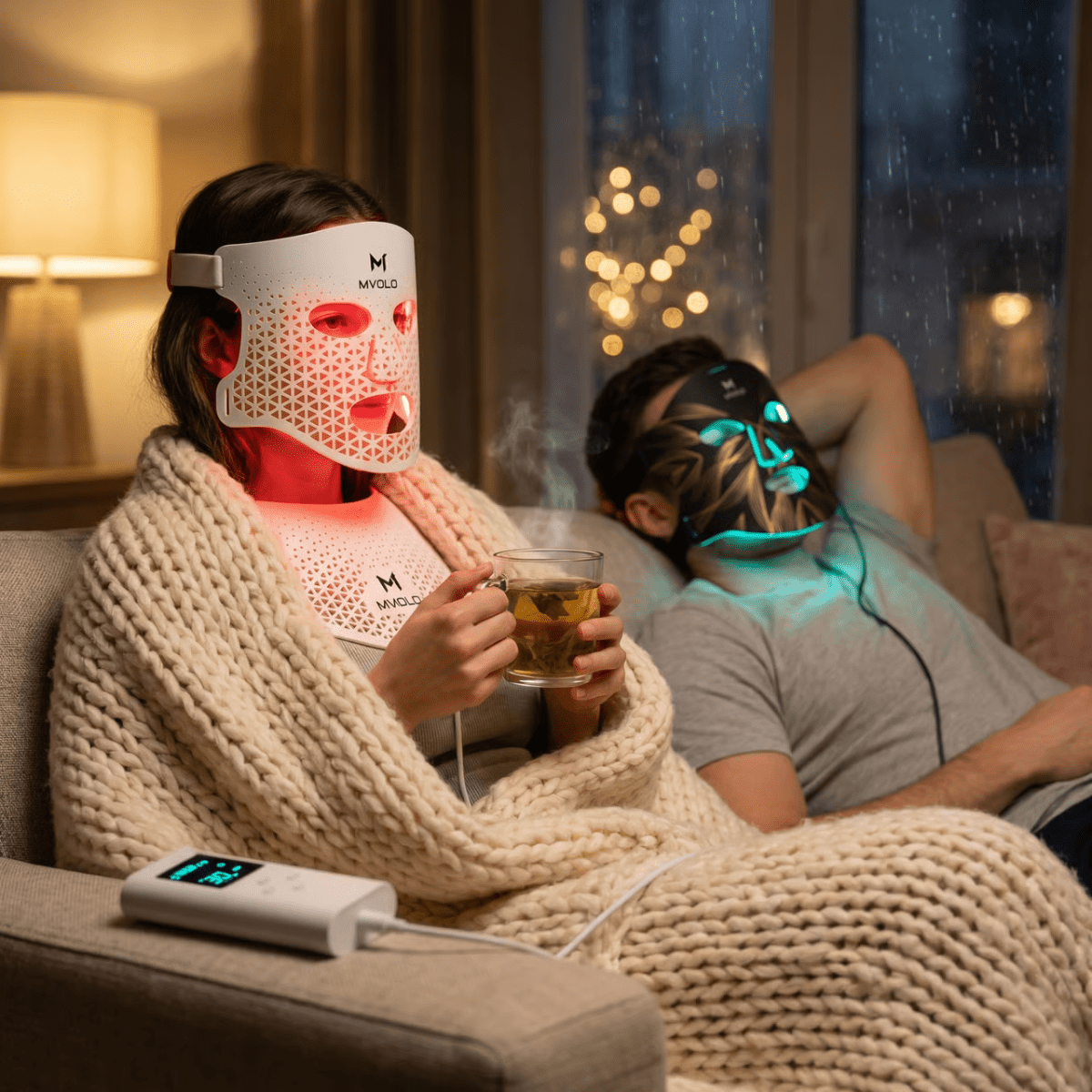 Wie wirkt eine LED-Gesichtsmaske auf die Haut? - Mvolo