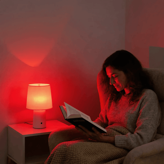 Mvolo Circadian Red Bulb E27 zacht rood licht voor rustige avonden, ontspanning en een gezond slaapritme