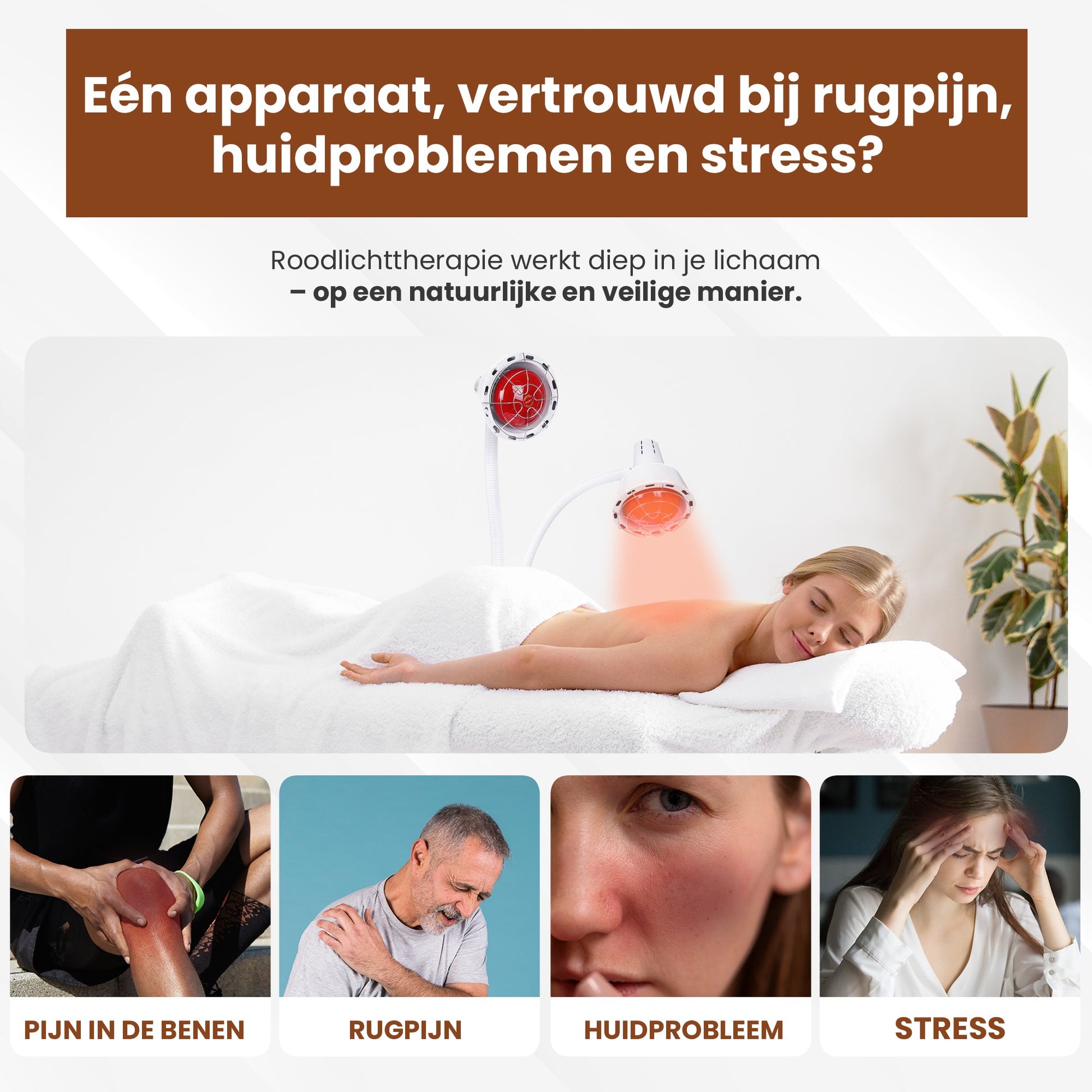 Dubbele infrarood lamp - Mvolo