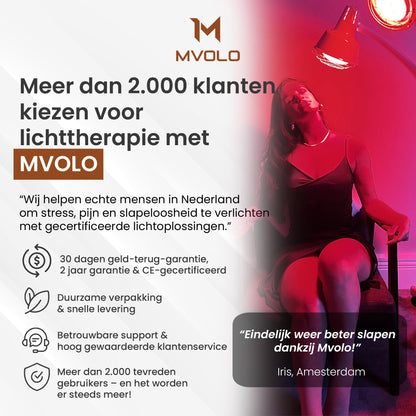 Dubbele infrarood lamp - Mvolo