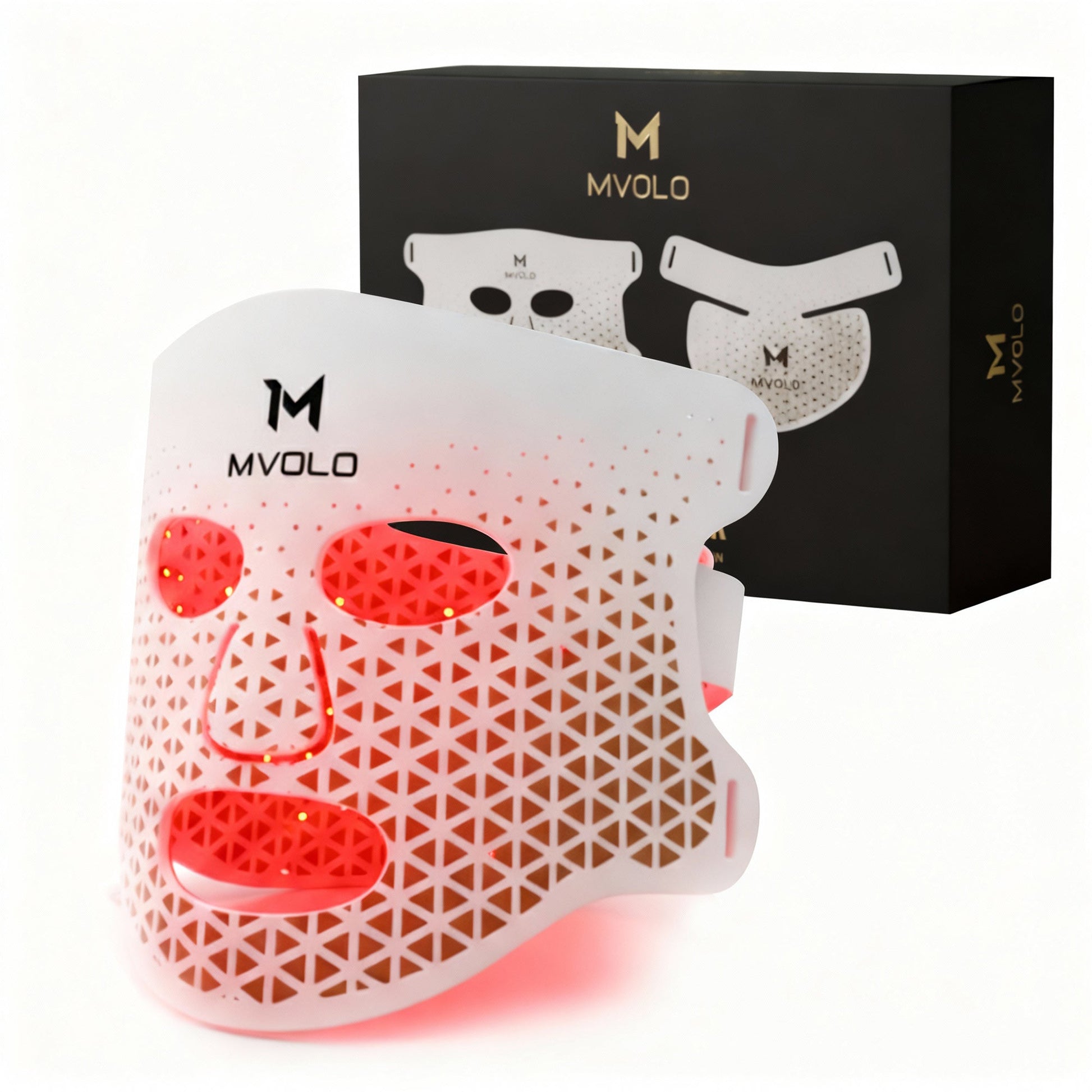 LED Face Mask + Halsmasker - Mvolo