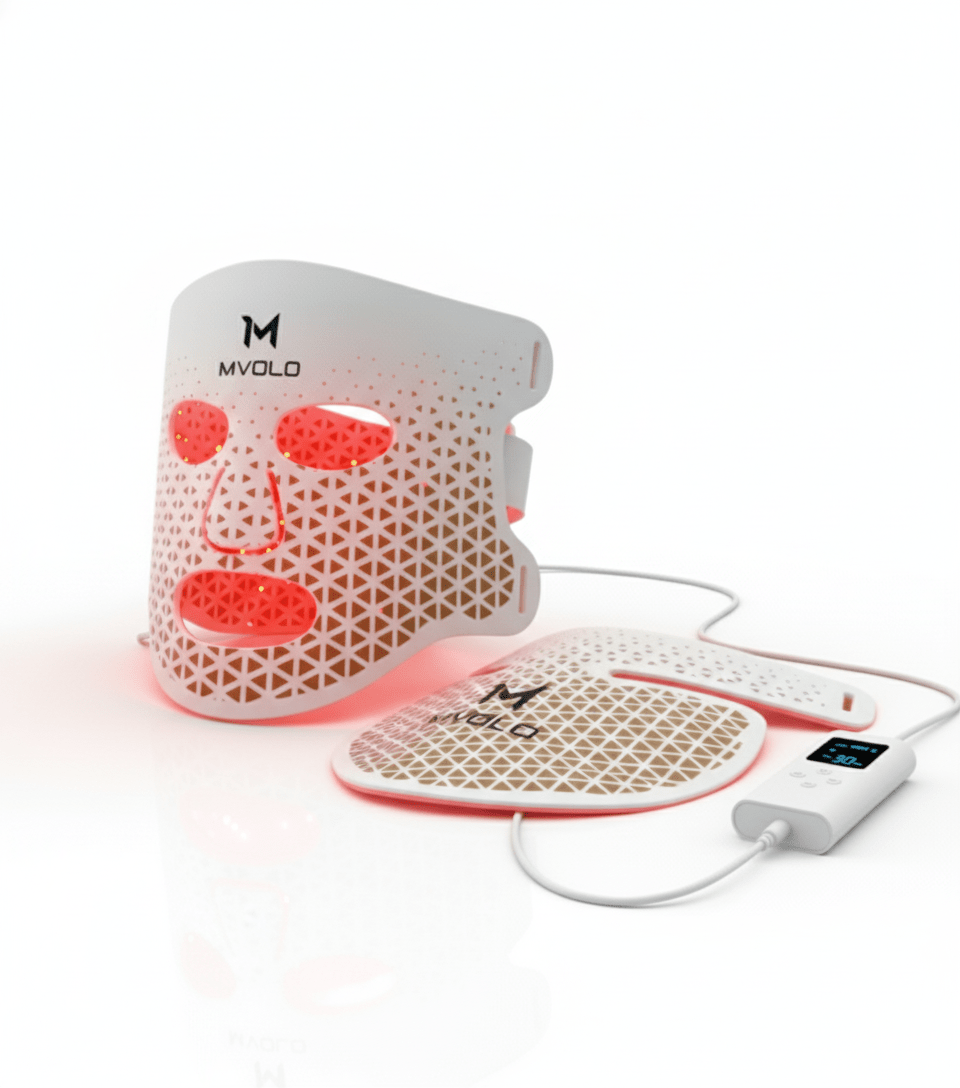 LED Face Mask + Halsmasker - Mvolo