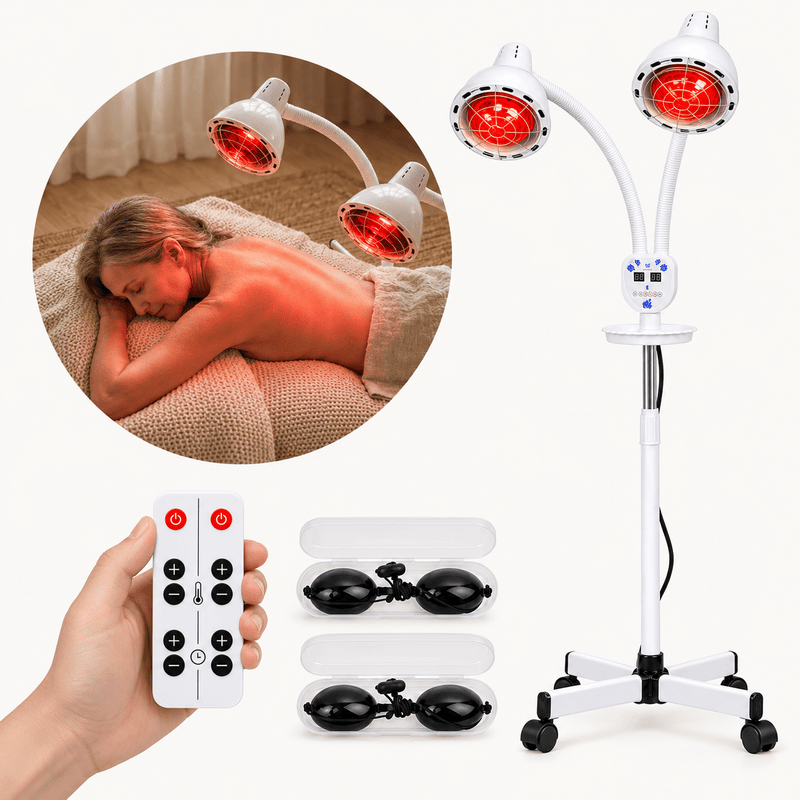 Mvolo Doppel-Infrarotlampe - Doppel-Infrarotlampe - Mvolo