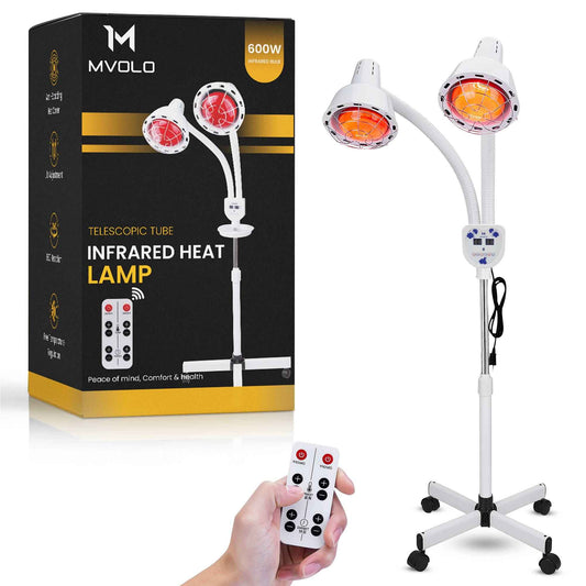 Dubbele infrarood lamp voor optimale warmte en ontspanning - Mvolo